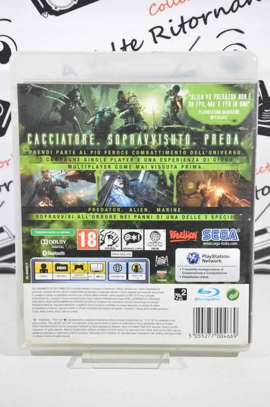 Alien Vs Predator Playstation 3