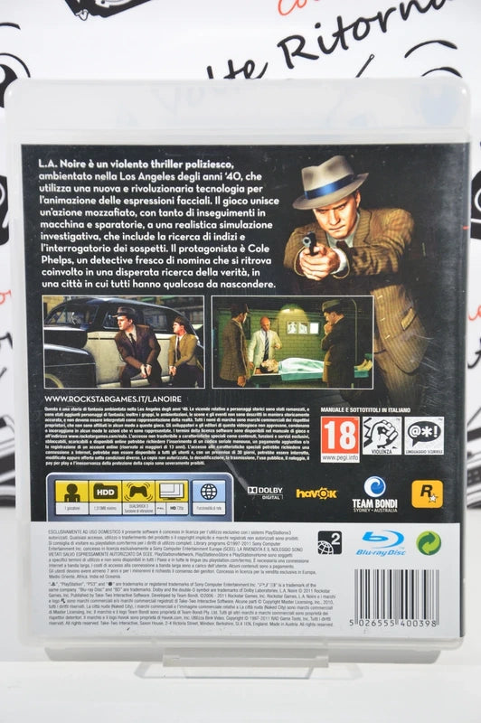 L.A. Noire Playstation 3