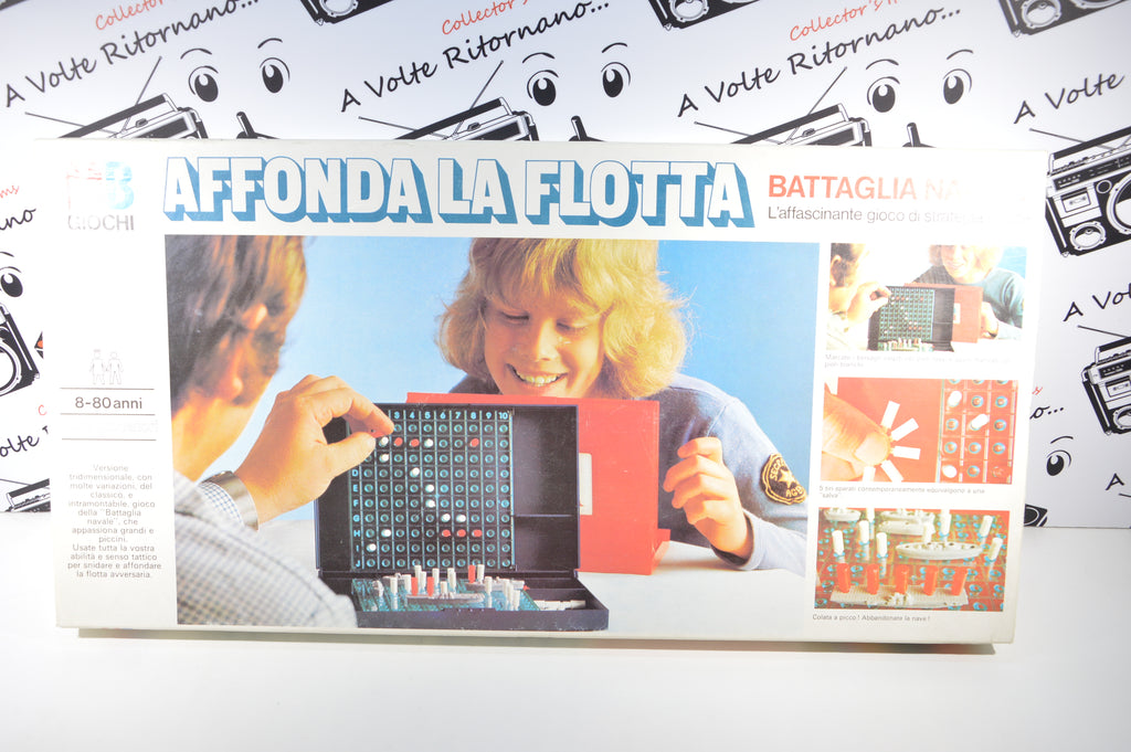 Affonda la flotta gioco in scatola vintage 1978 MB giochi ottimo completo