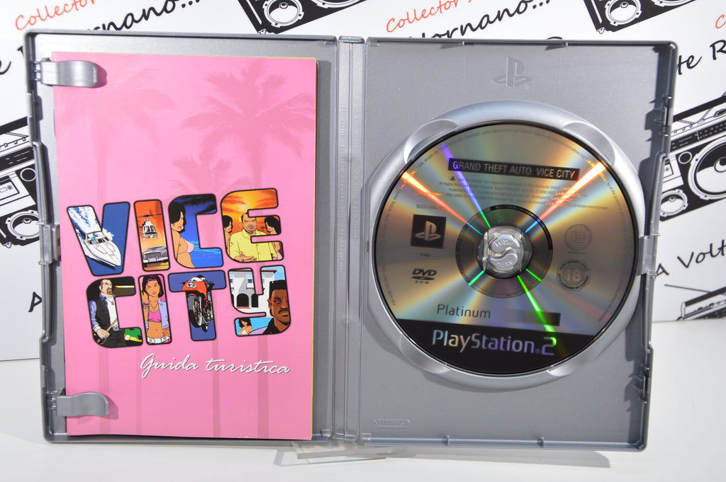 Grand Theft auto Vice city platinum PlayStation 2 18+ Multilingua + poster