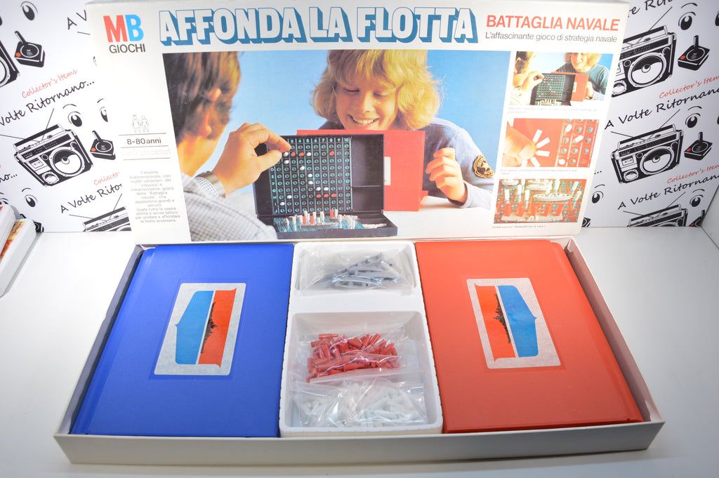 Affonda la flotta gioco in scatola vintage 1978 MB giochi ottimo completo