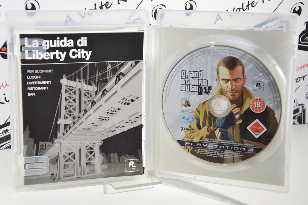Grand Theft Auto IV PlayStation 3 18+ Multilingua con mappa