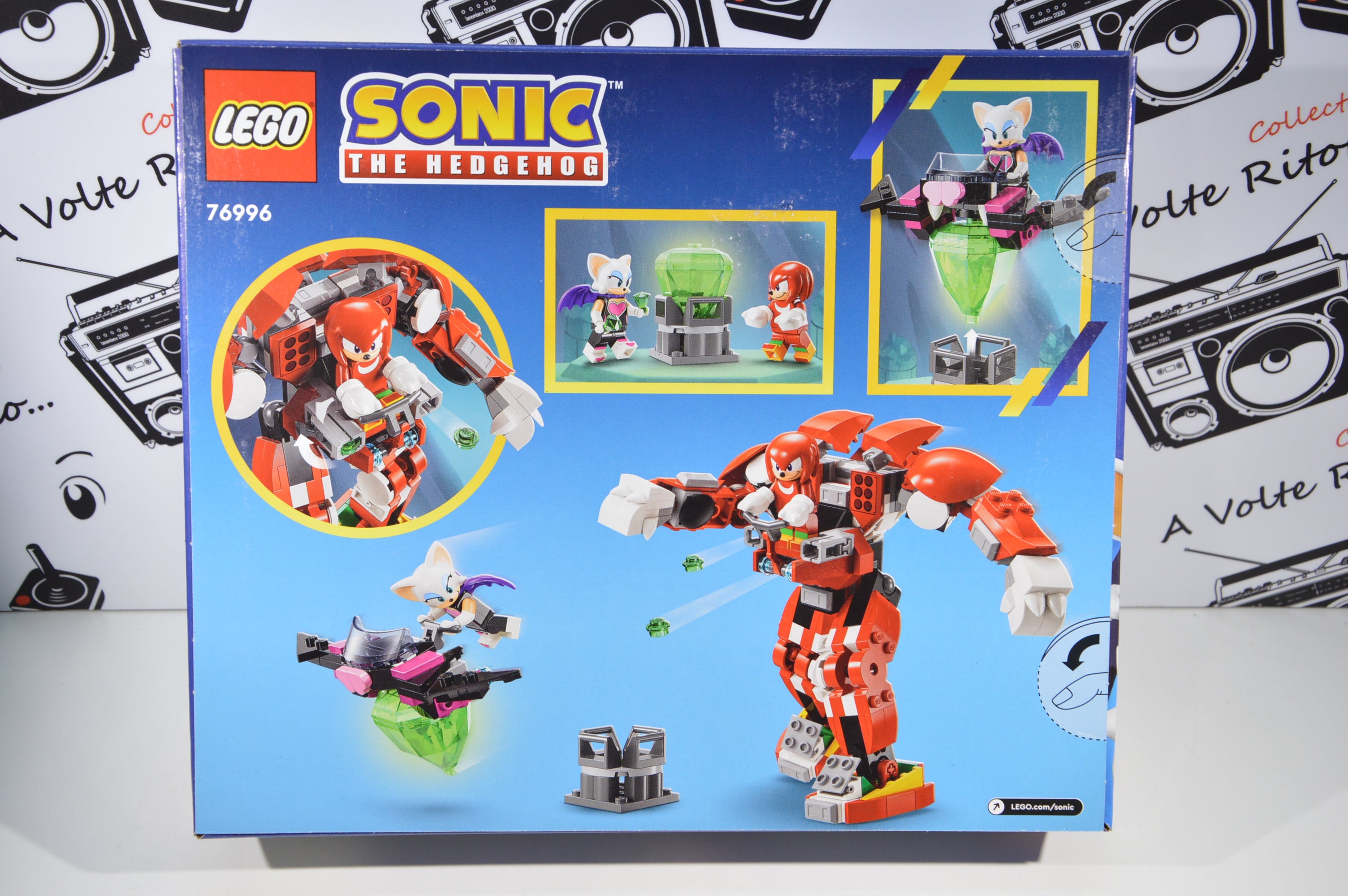 Lego Sonic the hedgehog 76996 Knuckles' guardian mech 8+ nuovo sigillato