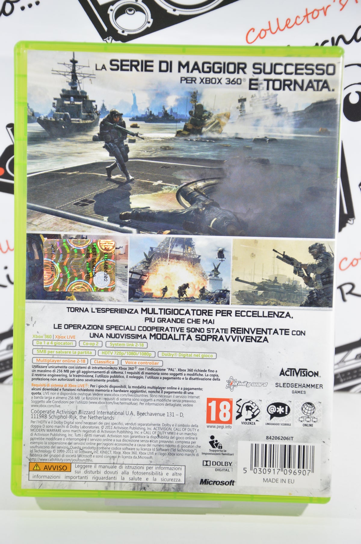 Call of Duty modern warfare 3 Xbox 360 18+ Multilingua