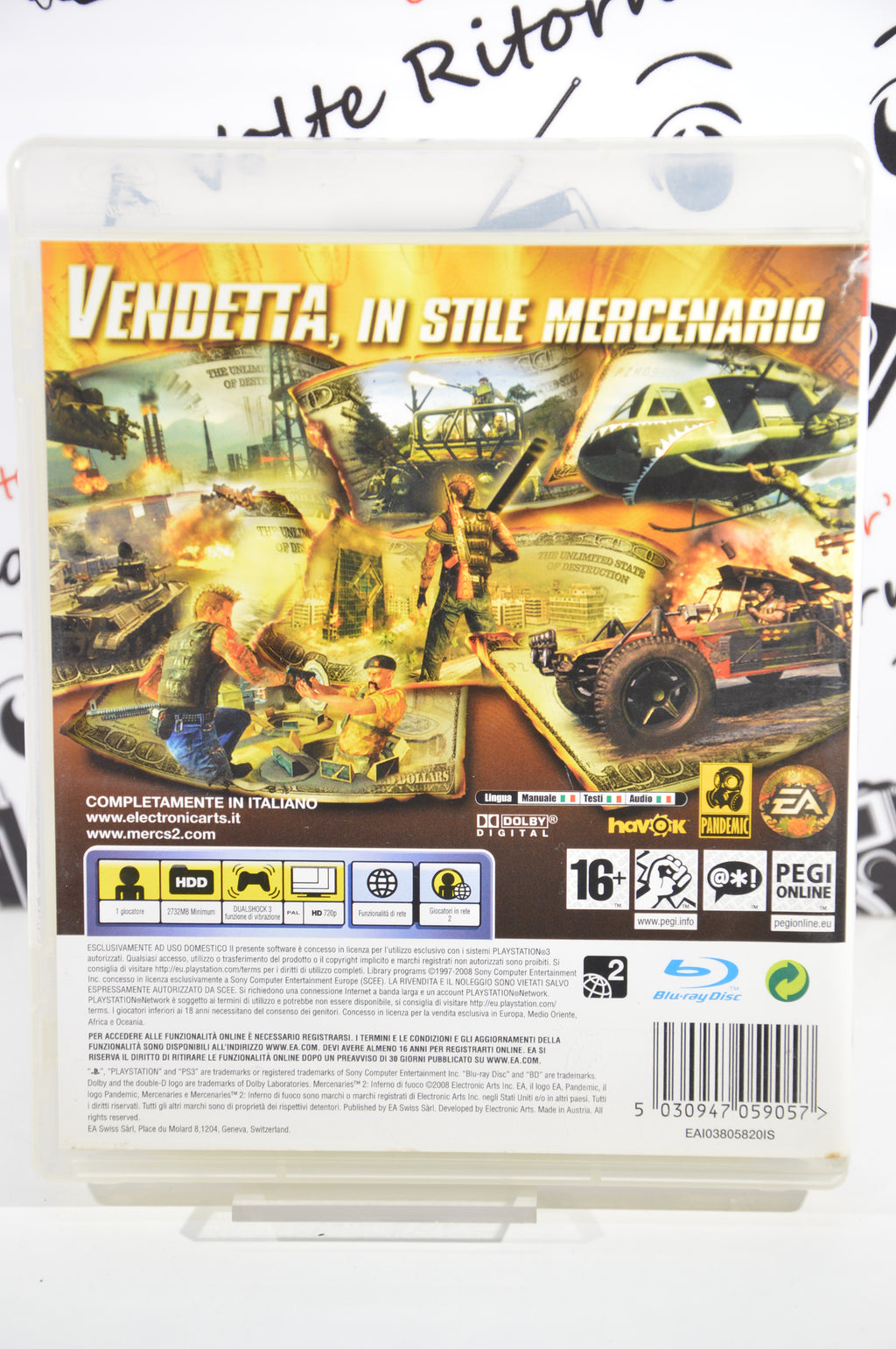 Mercenaries 2 Playstation 3 16+ Multilingua Ita