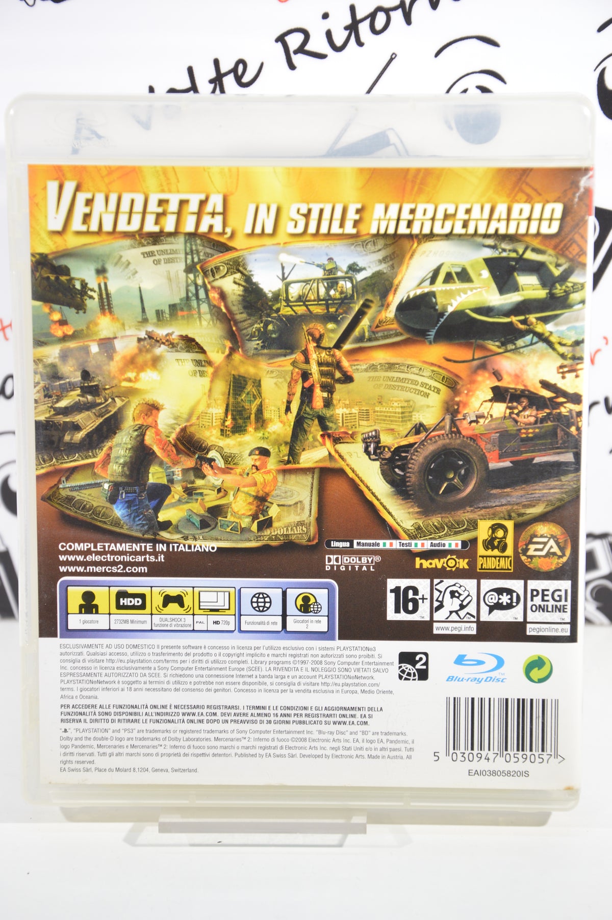 Mercenaries 2 Playstation 3 16+ Multilingua Ita