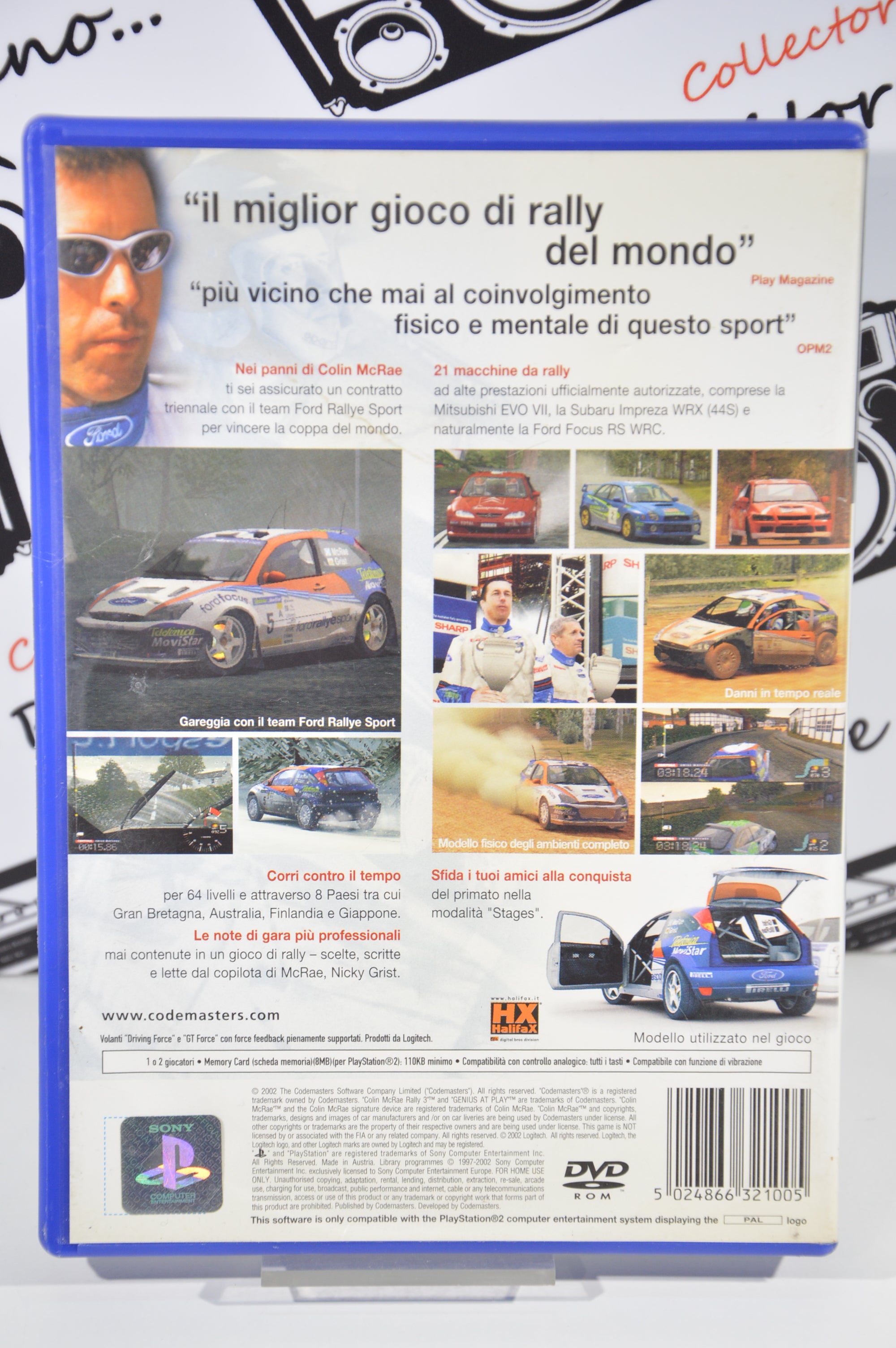 Colin Mcrae rally 3 Playstation 2 3+ Multilingua