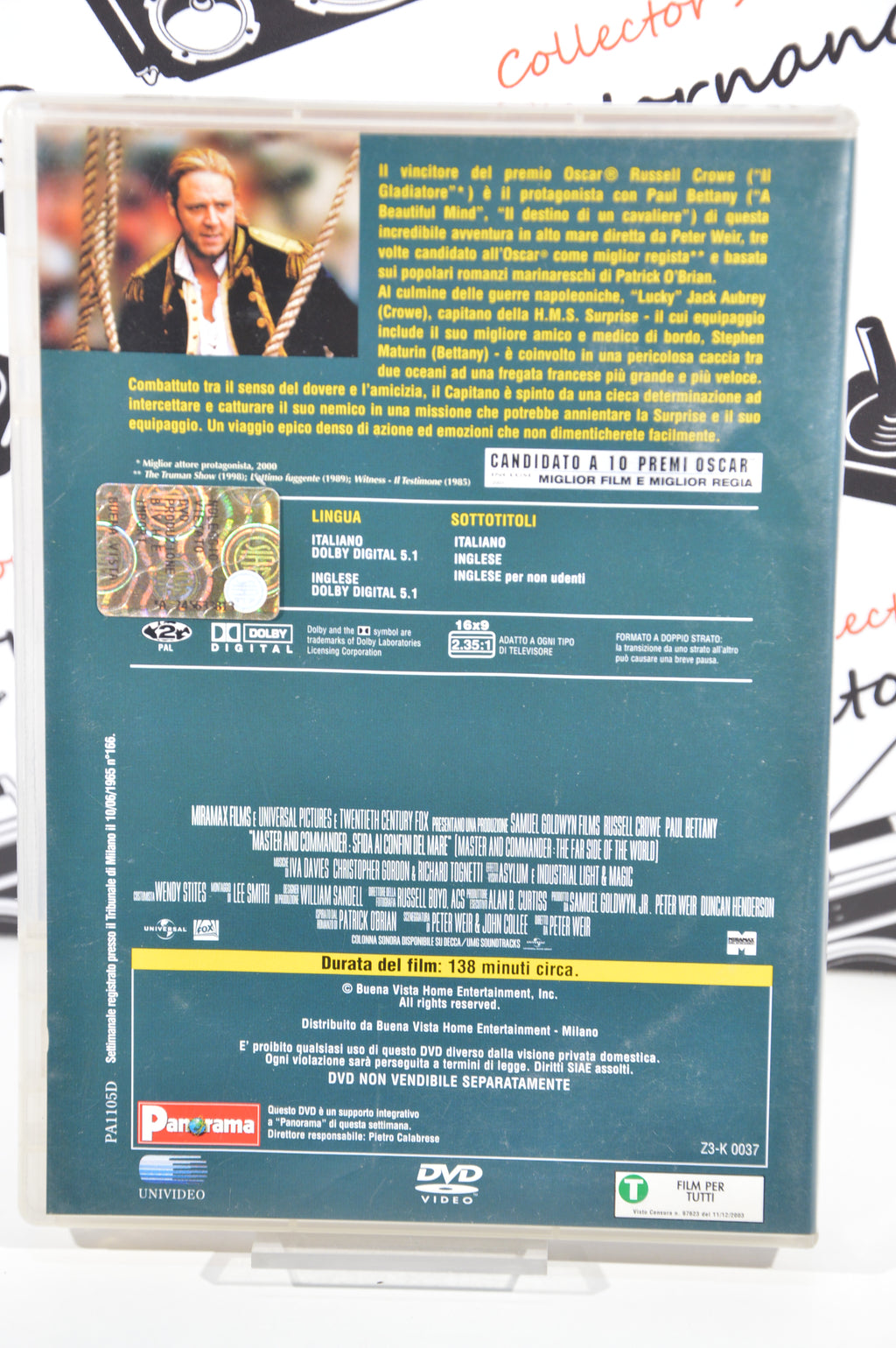 Master and Commander Dvd Italiano