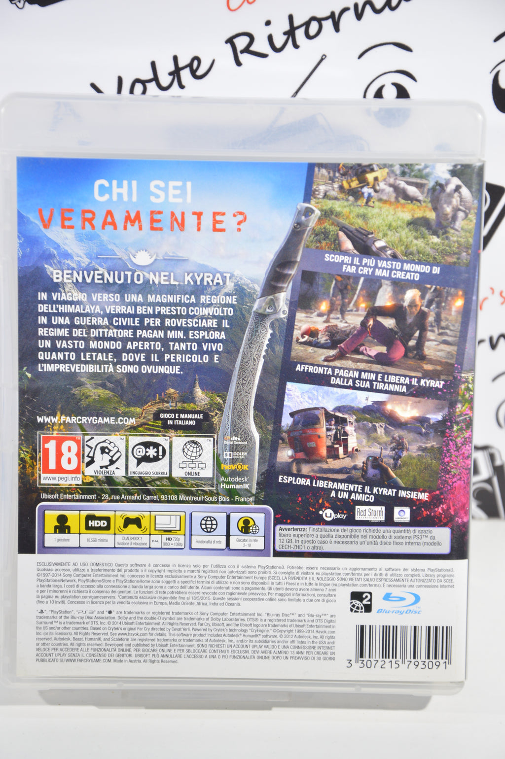 Far cry 4 PlayStation 3 18+ Multilingua