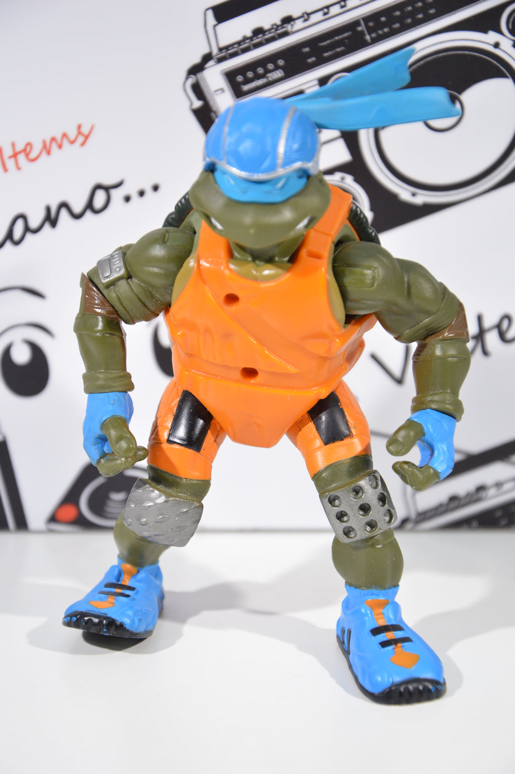 Action figure tartarughe ninja Scootin Leo 2003 Playmates Mirage