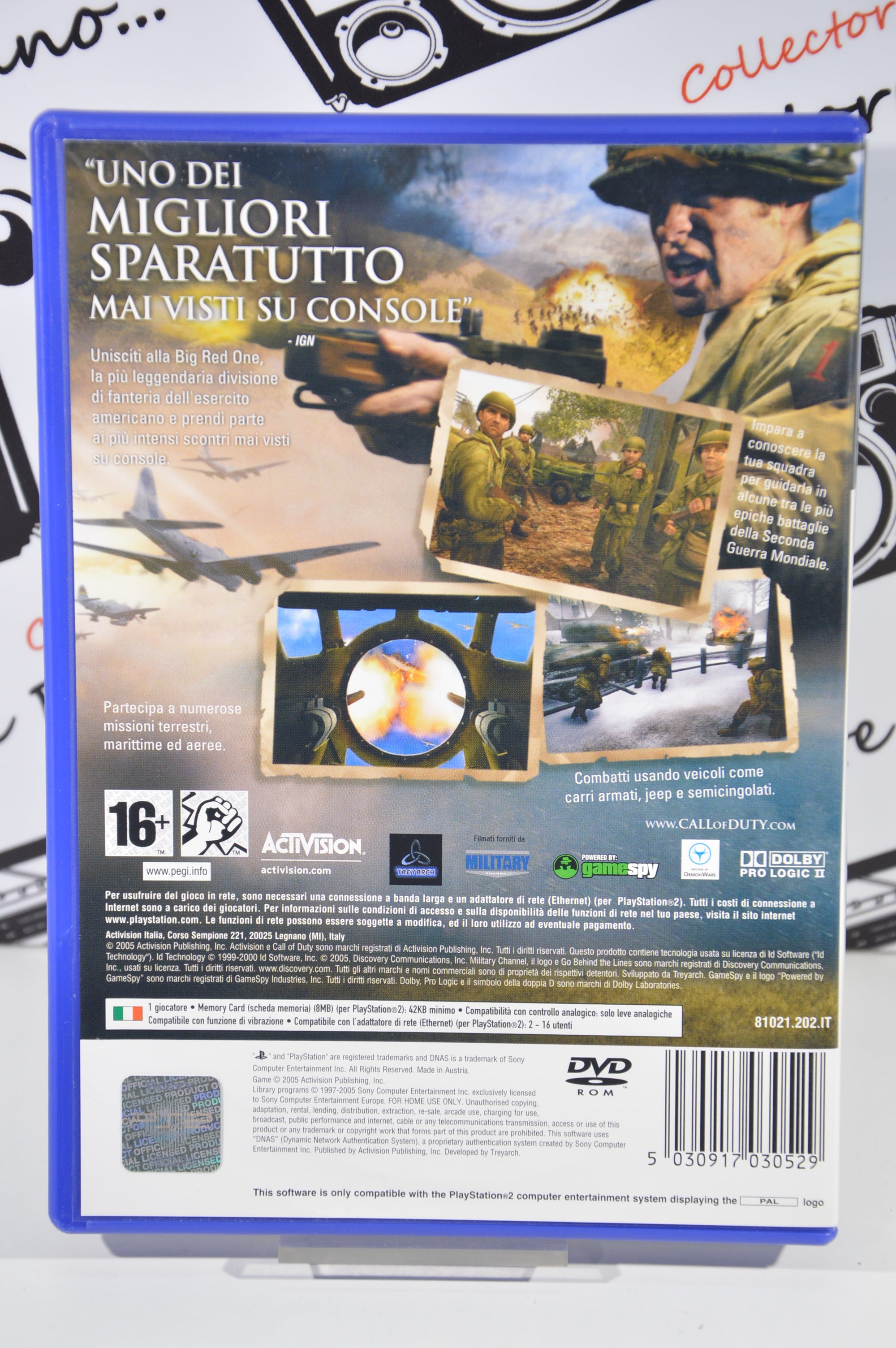 Call Of duty 2 Big red one Playstation 2 16+ Multilingua