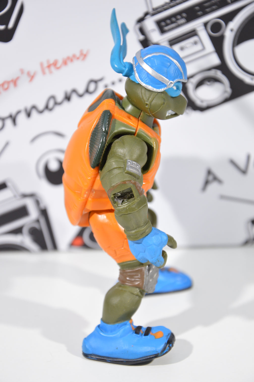 Action figure tartarughe ninja Scootin Leo 2003 Playmates Mirage