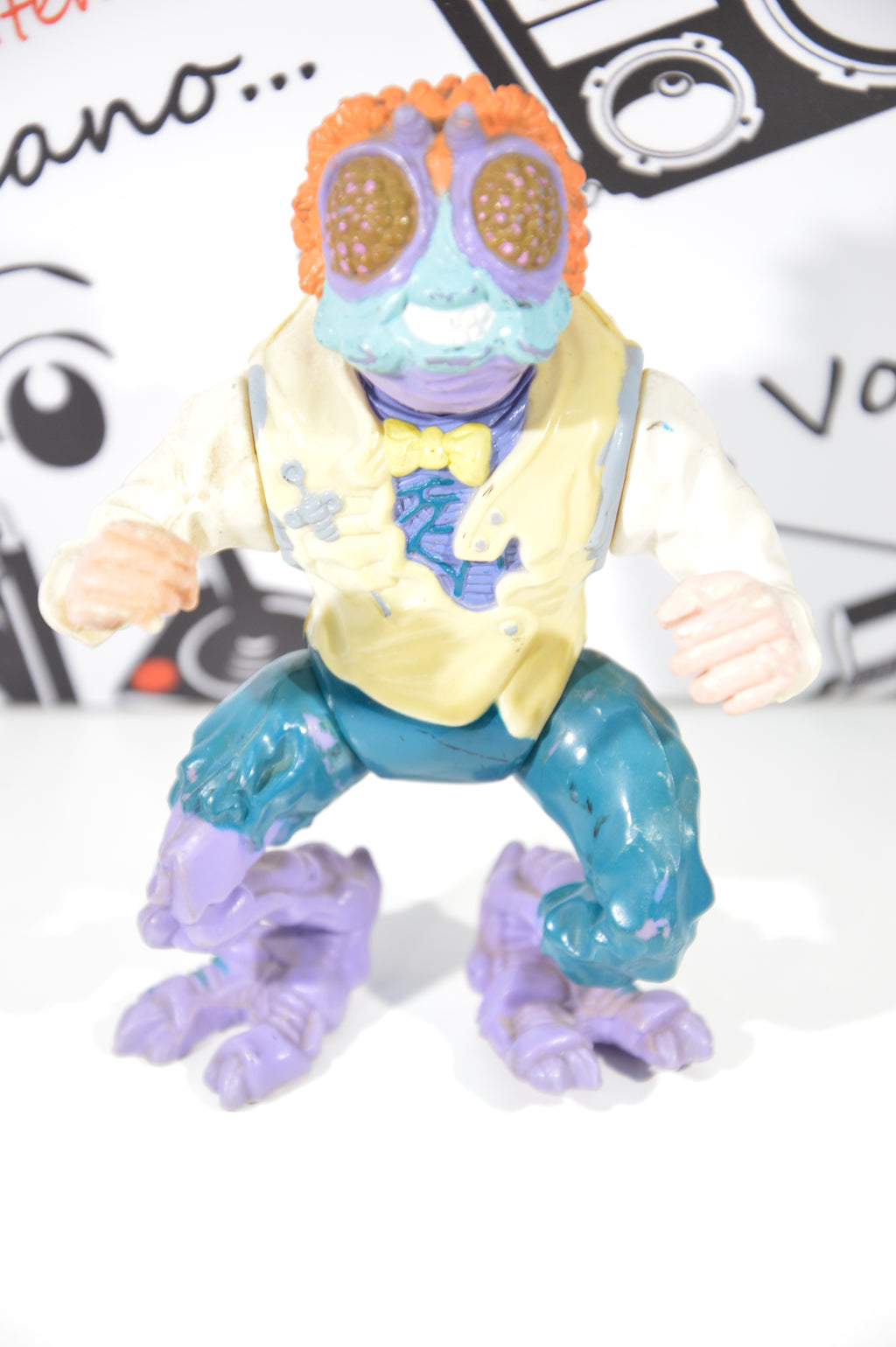 Action figure tartarughe ninja Baxter Stockman 1989 playmates Mirage studios