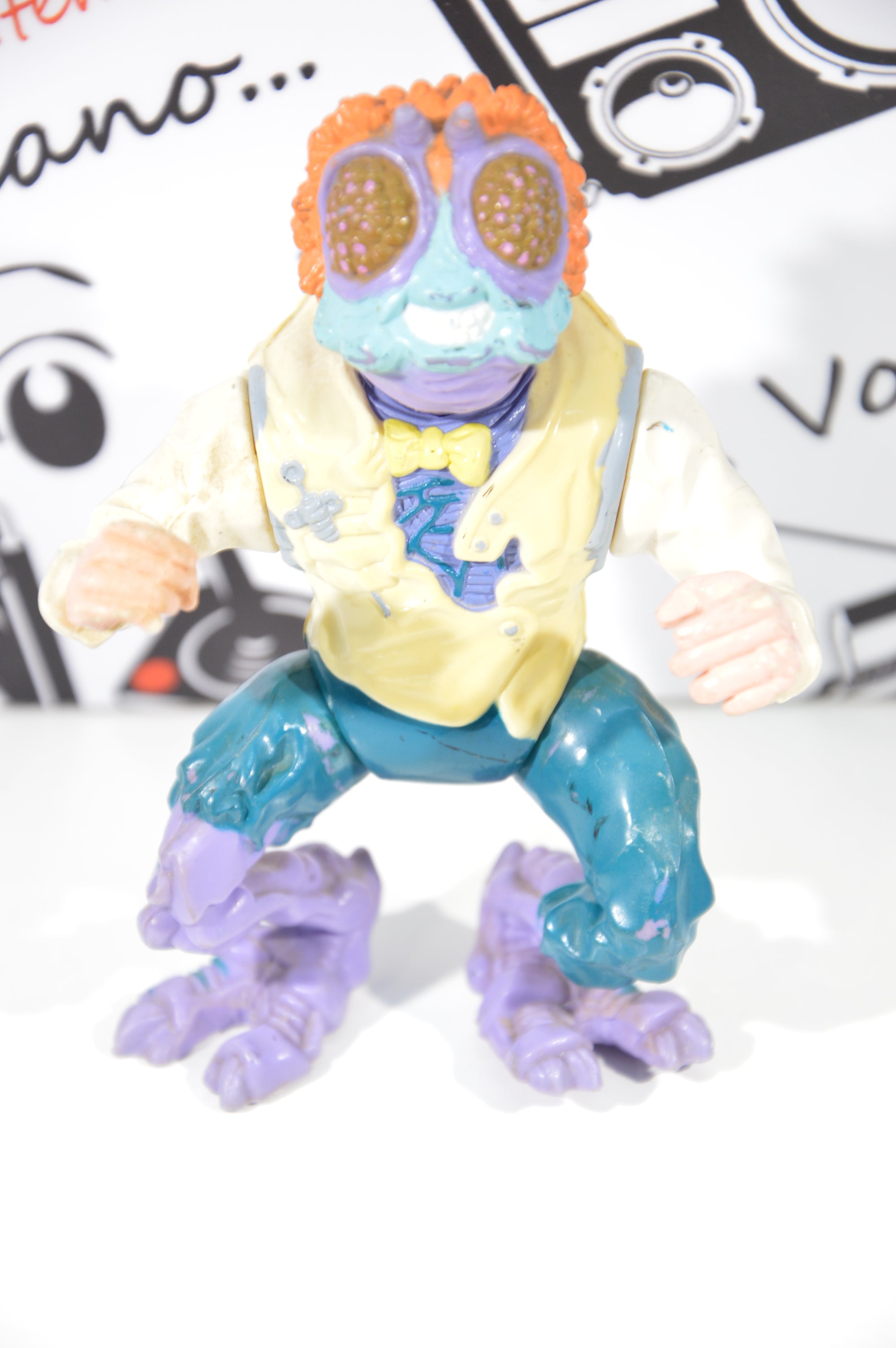 Action figure tartarughe ninja Baxter Stockman 1989 playmates Mirage studios