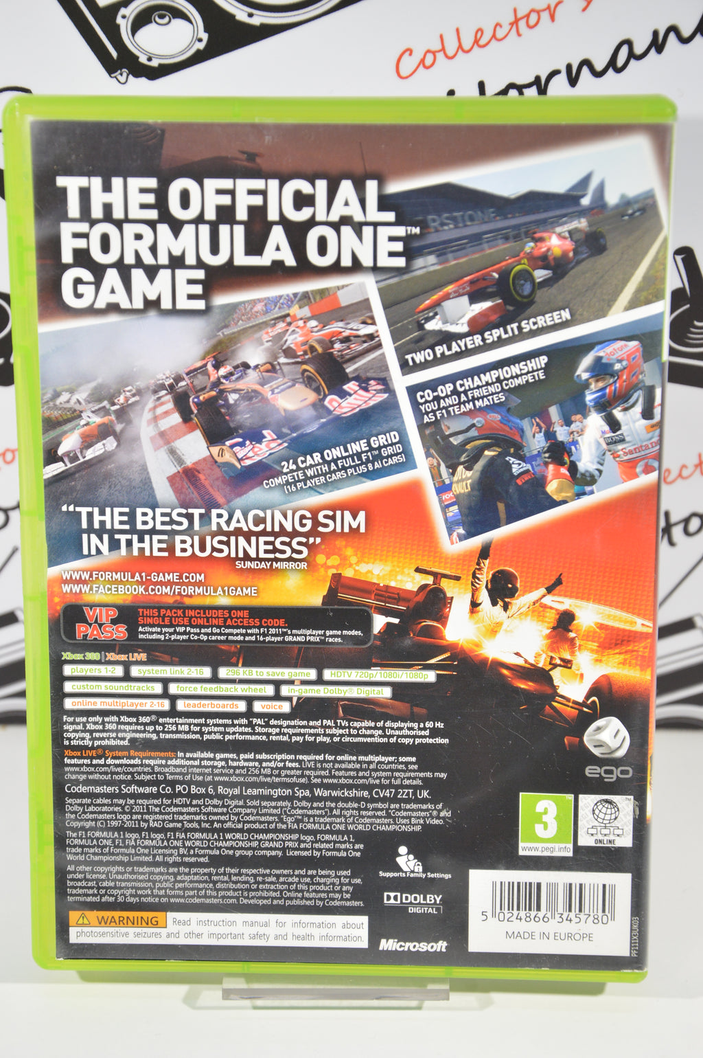 Formula 1 2011 Xbox 360 3+ Multilingua