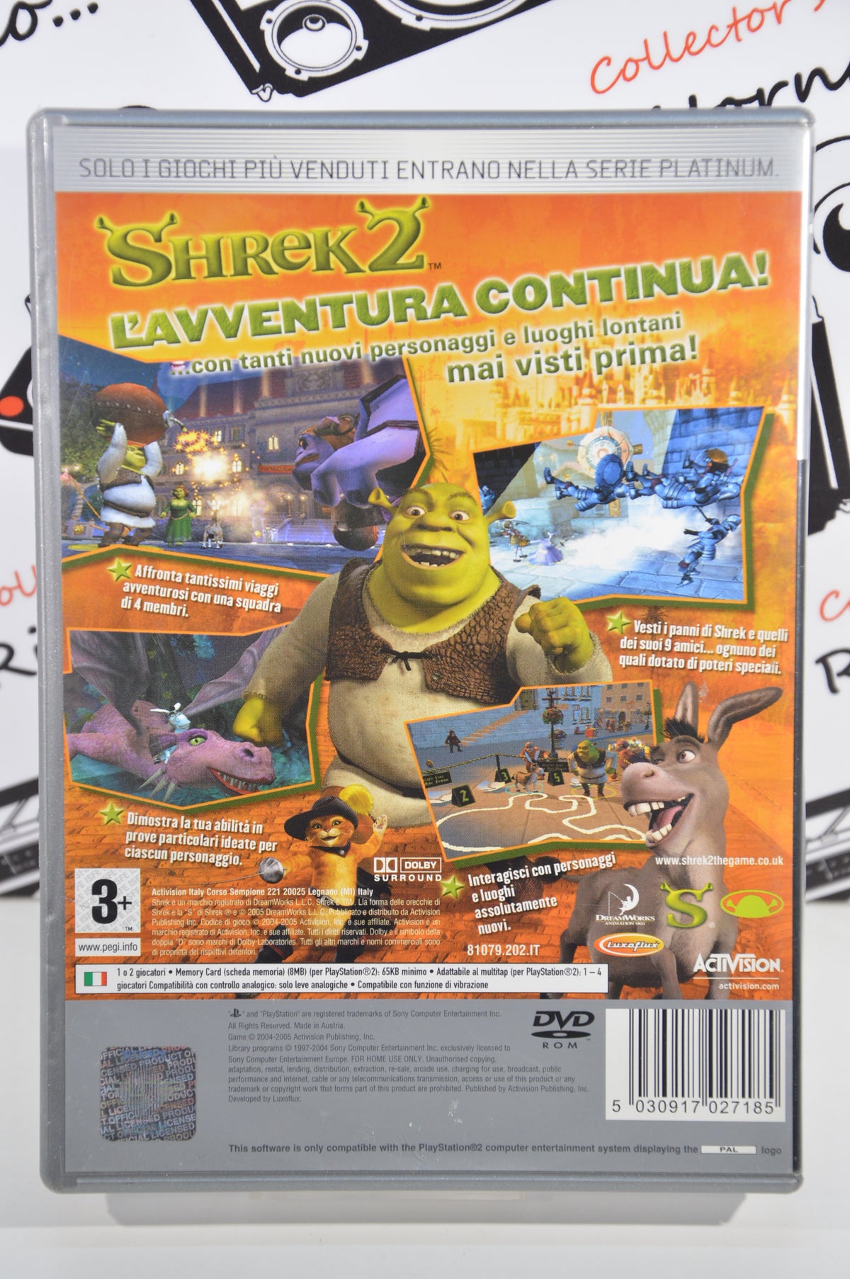 Shrek 2 platinum PlayStation 2 3+ Ita