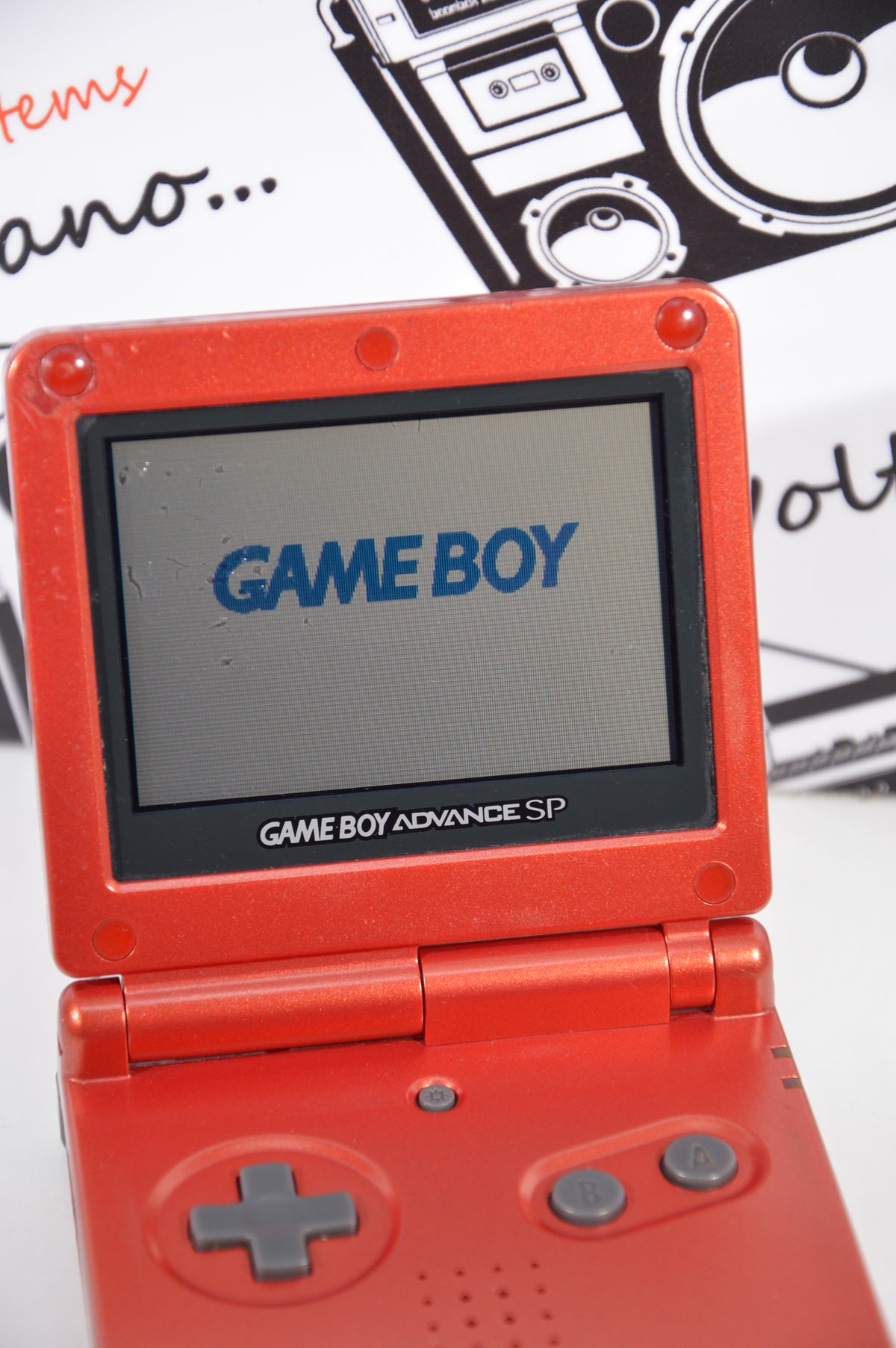 Nintendo Game Boy advance sp console portatile rossa funzionante