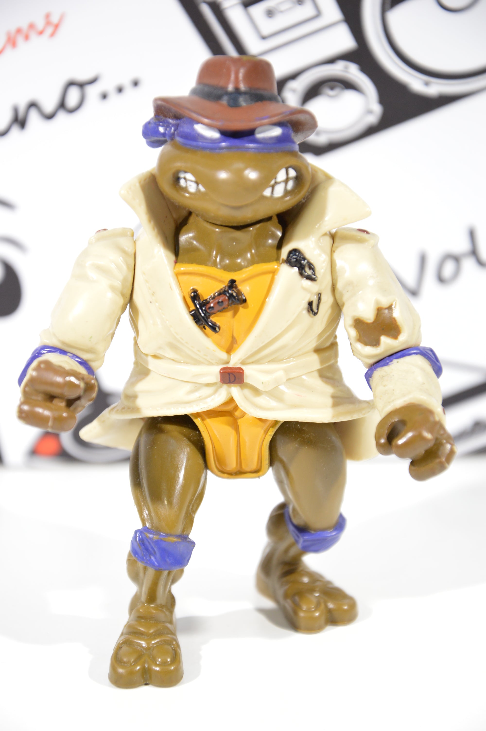 Action figure tartarughe ninja Undercover Don 1990 playmates Mirage studios