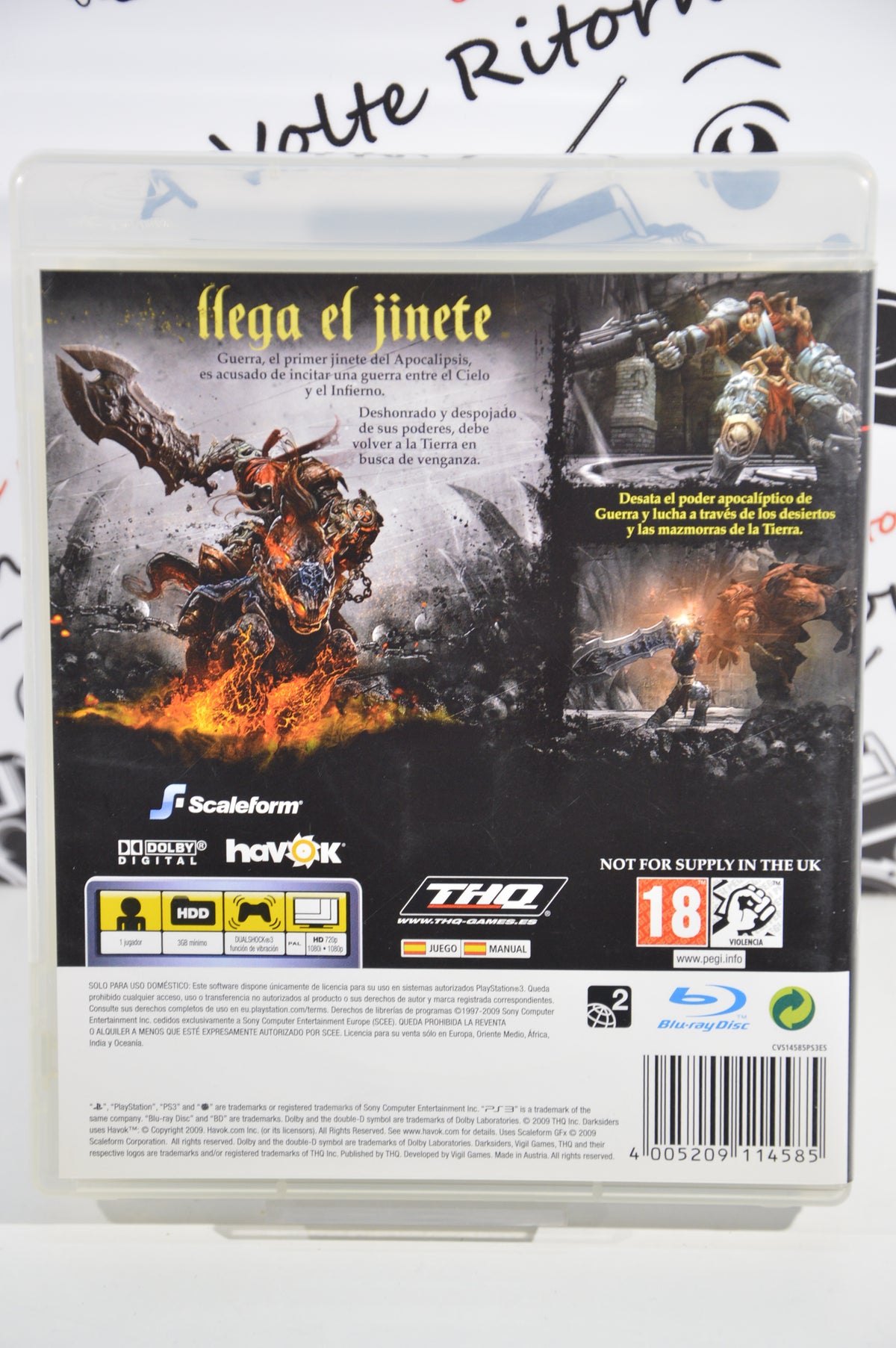 Darksiders PlayStation 3 18+ Multilingua