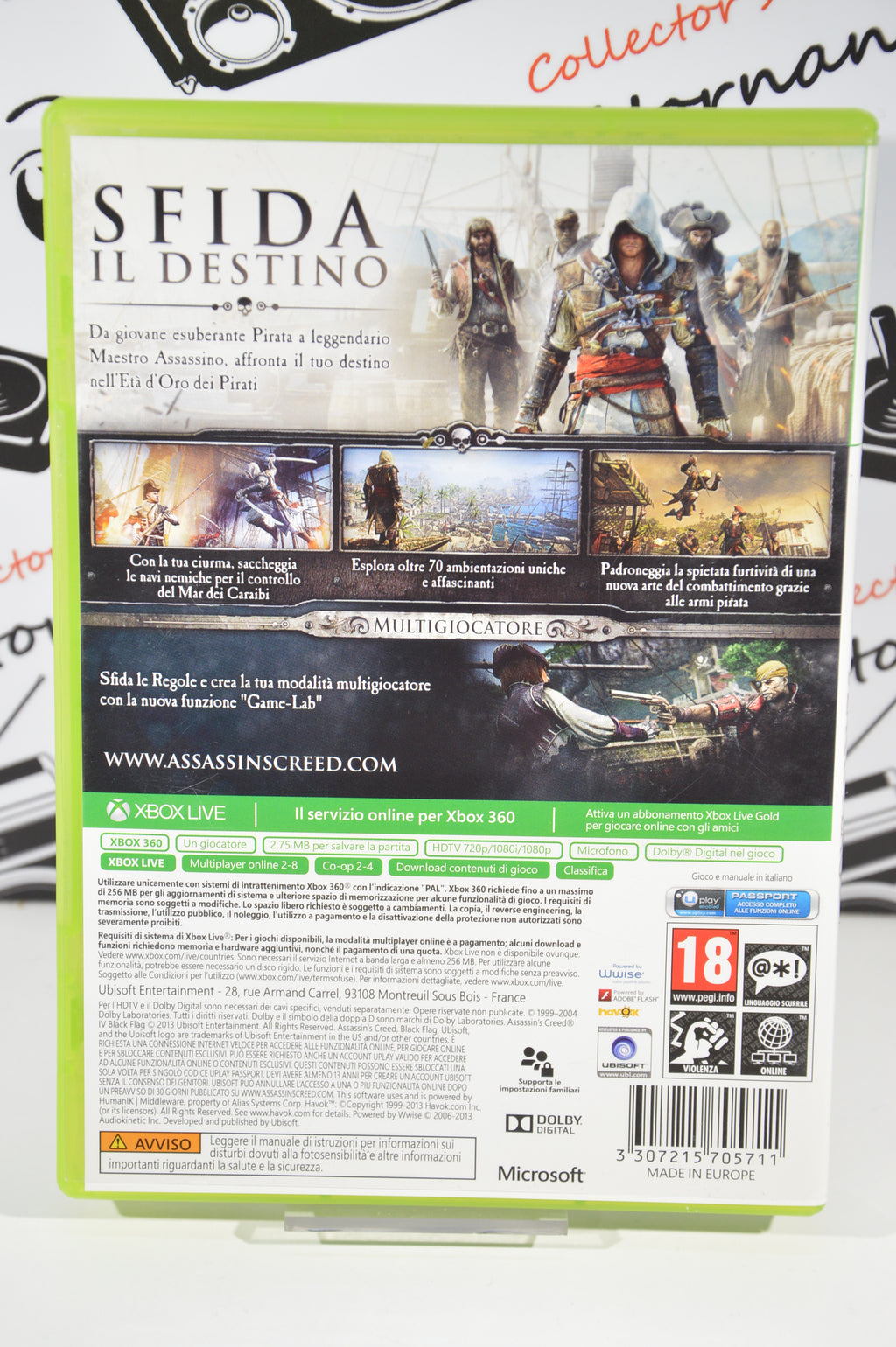 Assassin's Creed IV Black Flag Xbox 360 16+ Multilingua