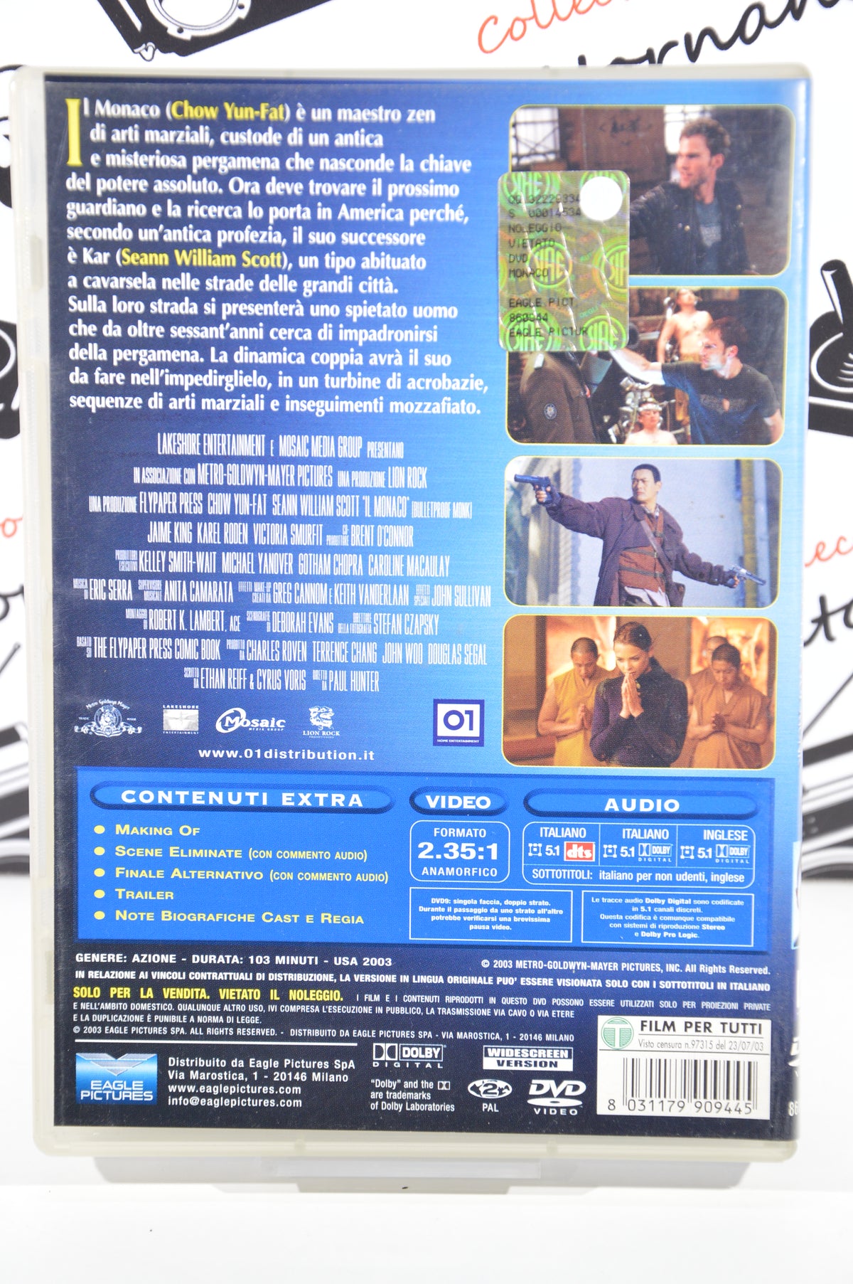 Il monaco Dvd Italiano