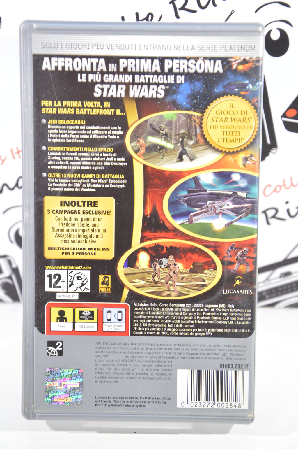Star Wars Battlefront II platinum Sony Psp 12+ Ita