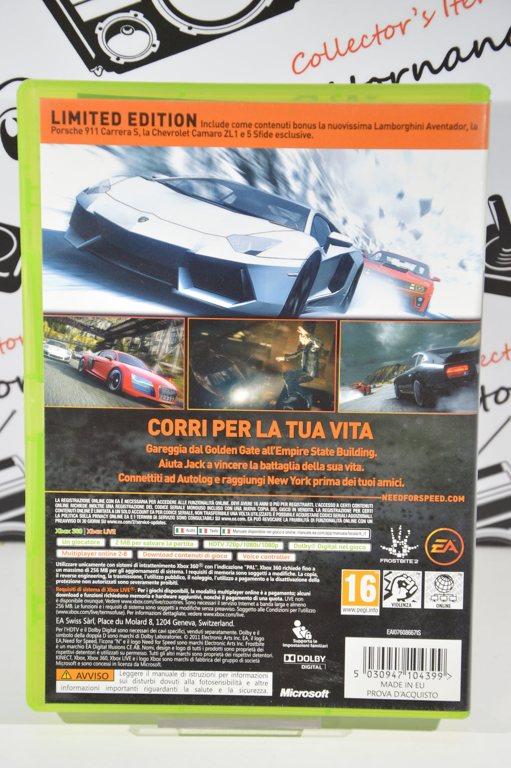Need for speed The run limited edition Xbox 360 16+ Multilingua