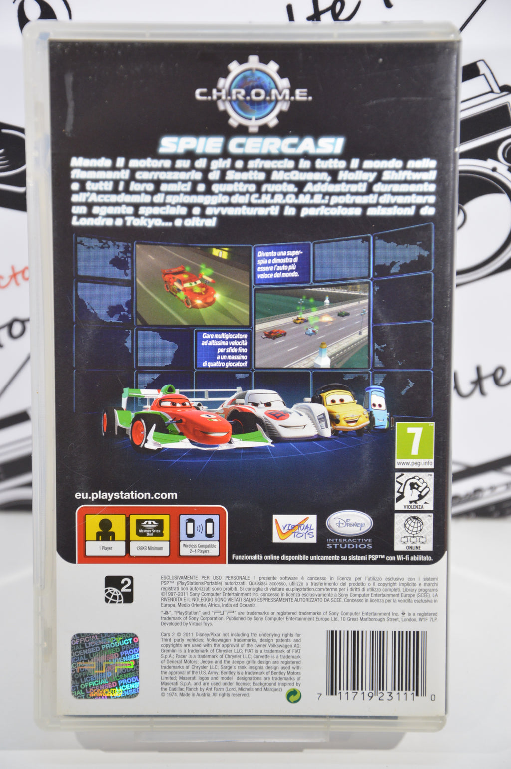 Cars 2 Sony Psp 7+