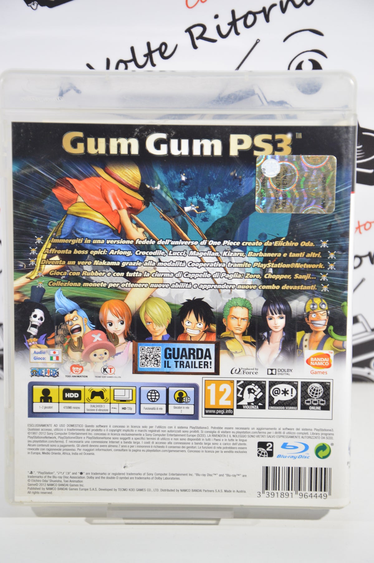 One Piece pirate warriors PlayStation 3 12+ Multilingua
