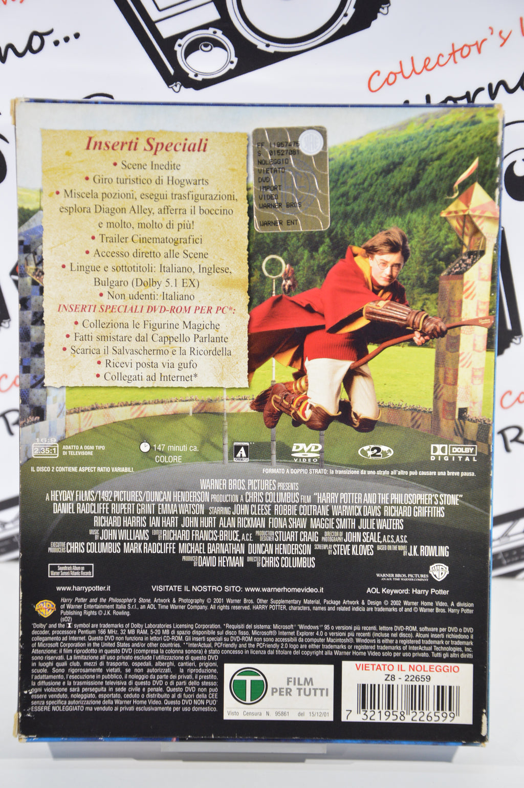 Harry Potter e la pietra filosofale Dvd Italiano edizione 2 dischi