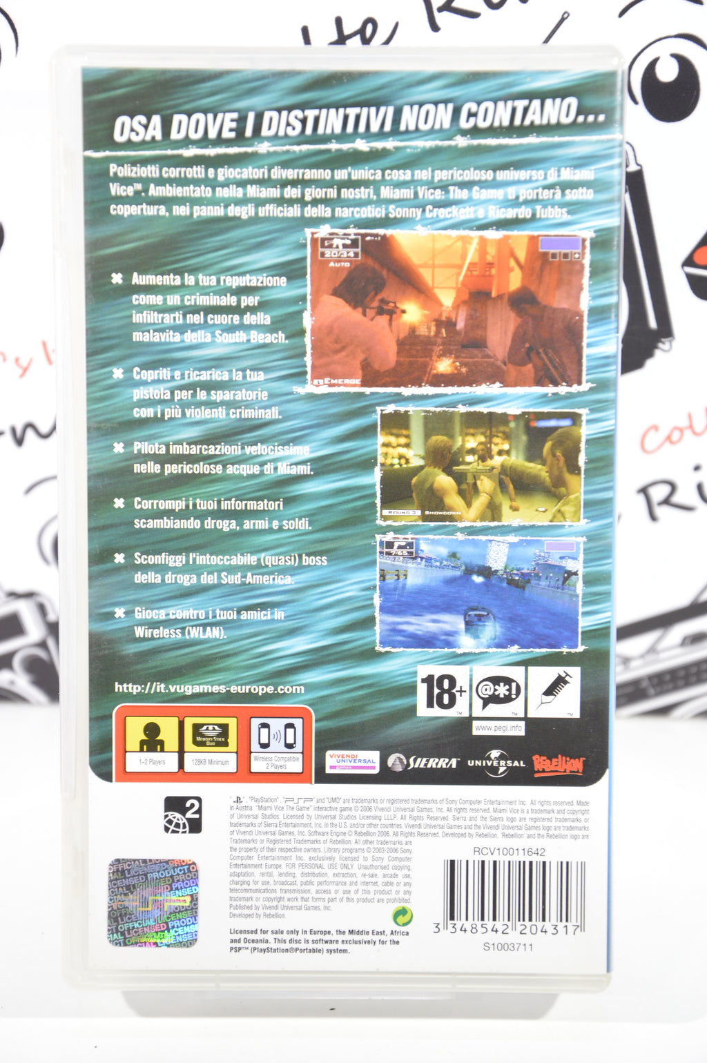 Miami vice Sony Psp 18+ Ita