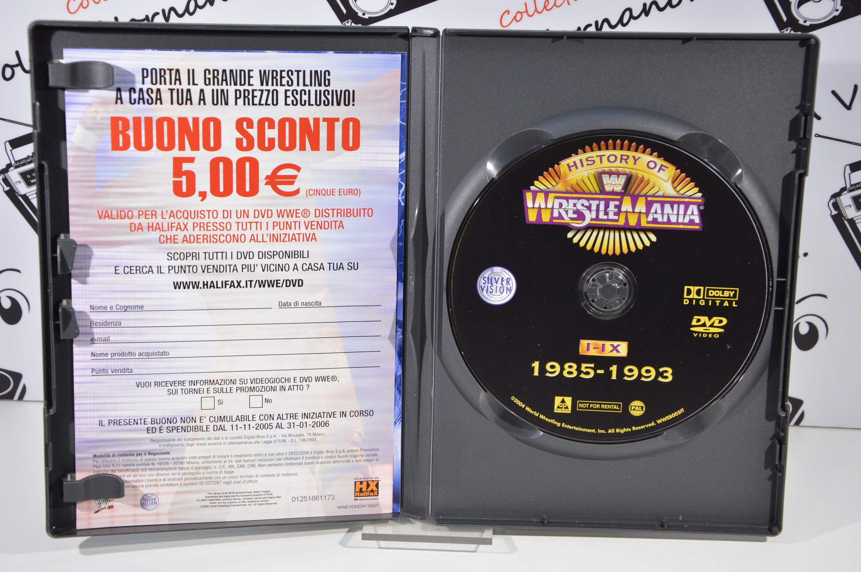 History of Wrestlemania 1985-1993 Dvd