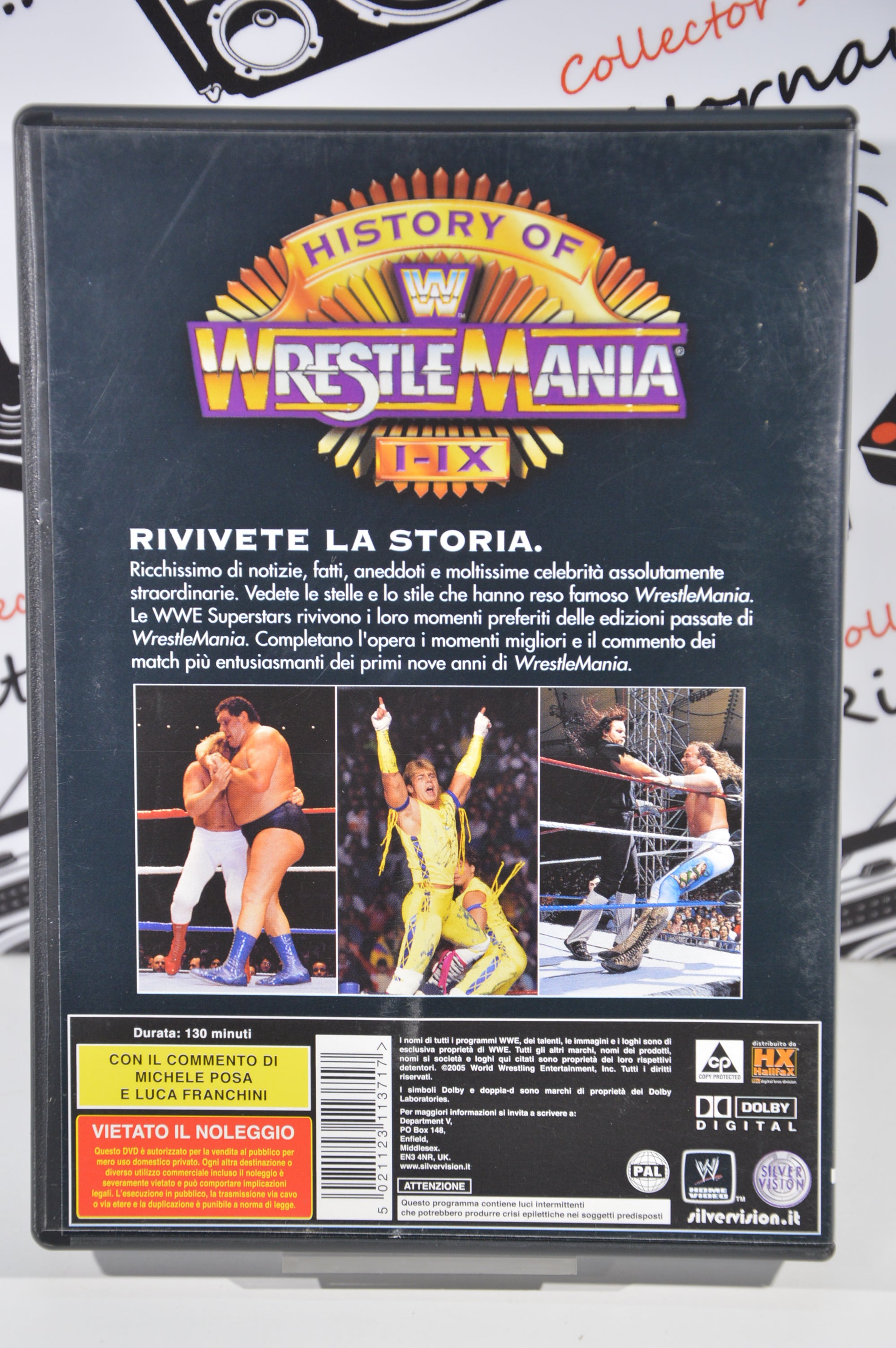 History of Wrestlemania 1985-1993 Dvd