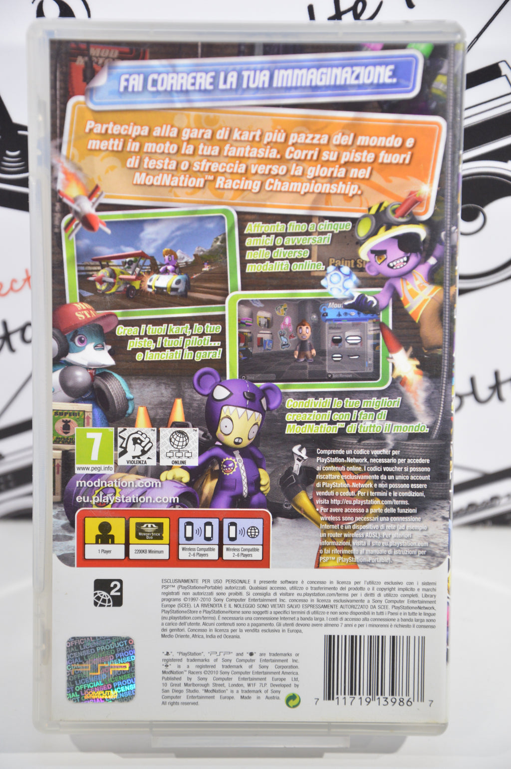 Modnation racers Sony Psp 7+