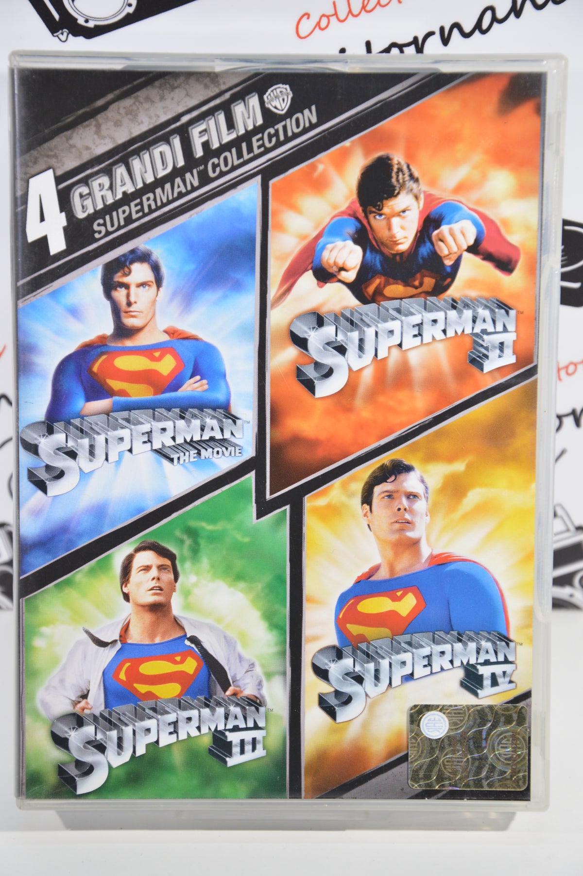 Superman collection 4 Dvd Italiano raccolta Superman