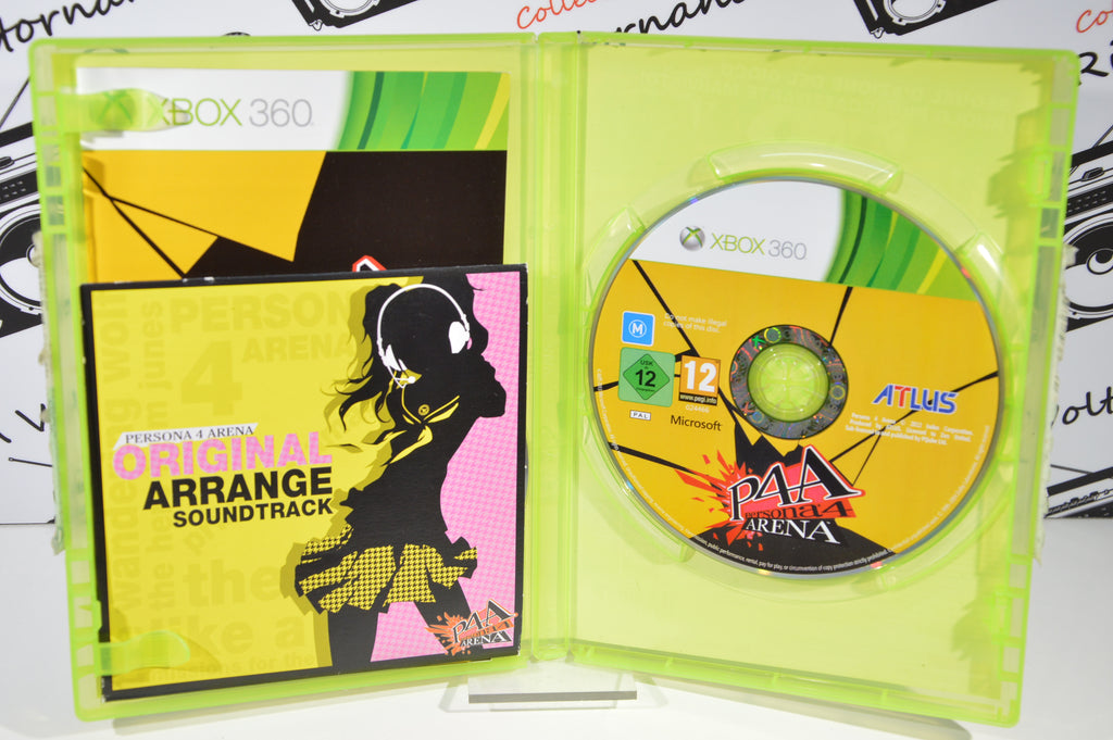 Persona 4 Arena gioco + colonna sonora Xbox 360 12+ Lingua Inglese