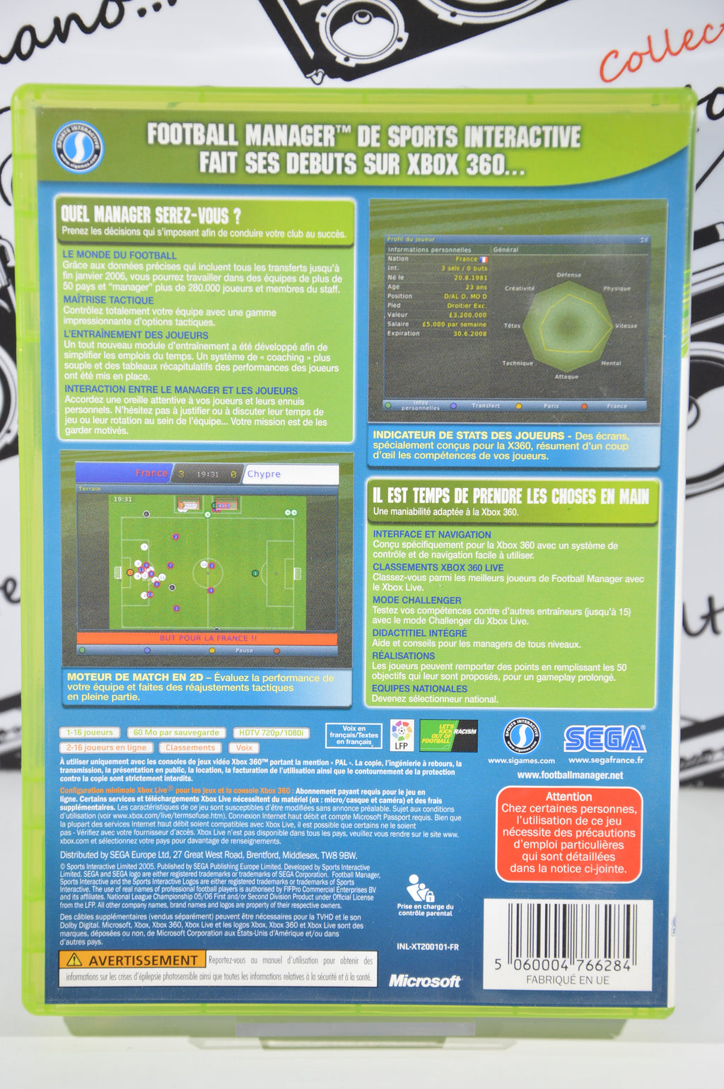Football manager 2006 Xbox 360 3+ Multilingua