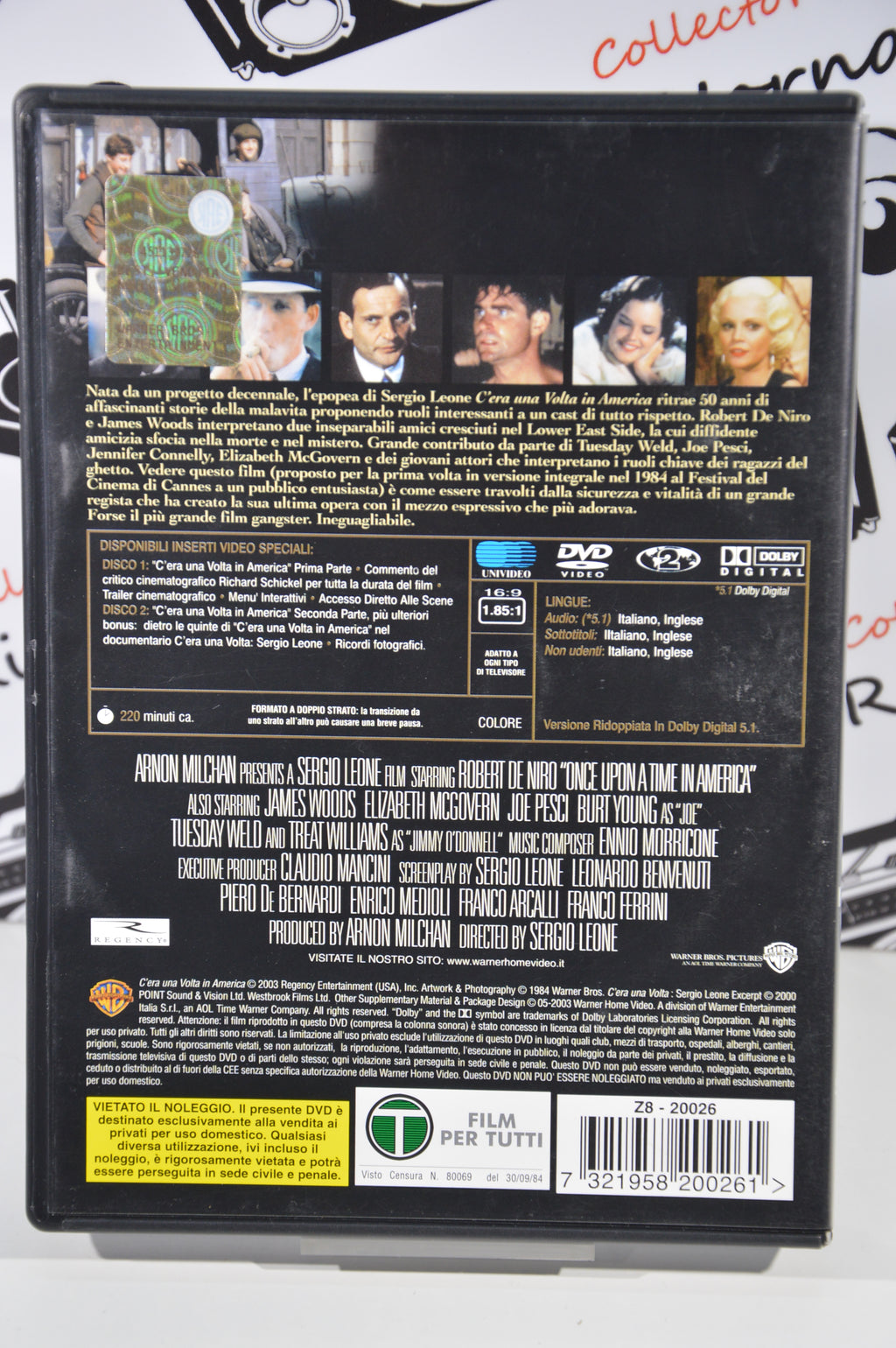 C'era una volta in America edizione 2 dischi Dvd