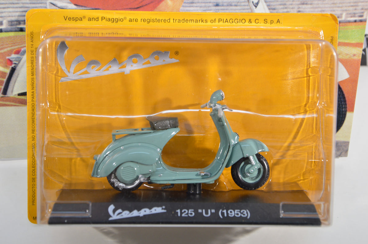 Vespa 125 U 1953 scala 1:18 con fascicolo Vespa collection 1 die cast