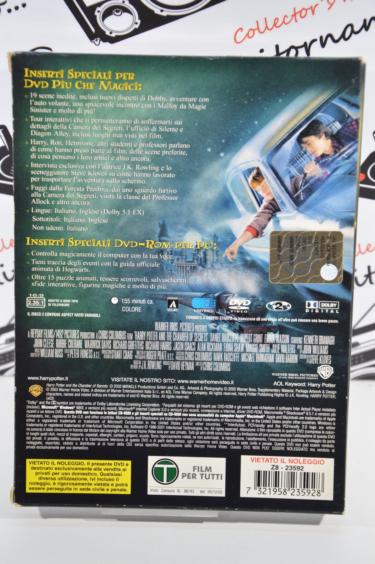 Harry Potter e la camera dei segreti Dvd Italiano edizione 2 dischi