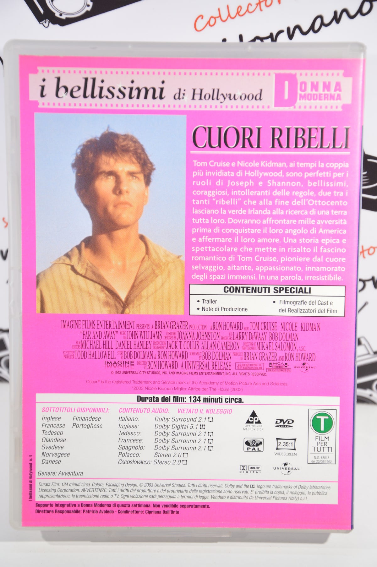 Cuori ribelli Dvd Italiano Tom Cruise