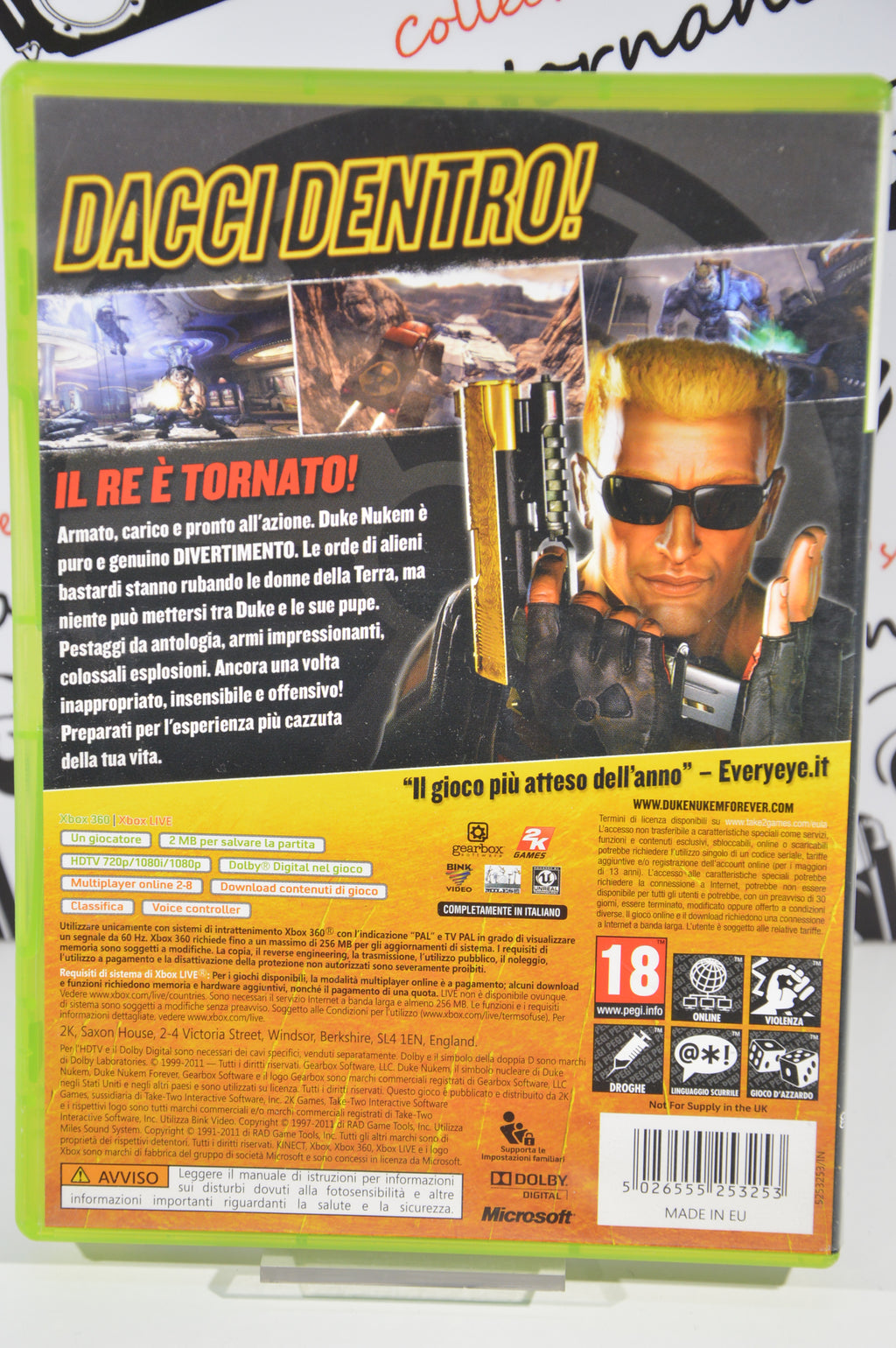 Duke Nukem forever Xbox 360 18+ Multilingua