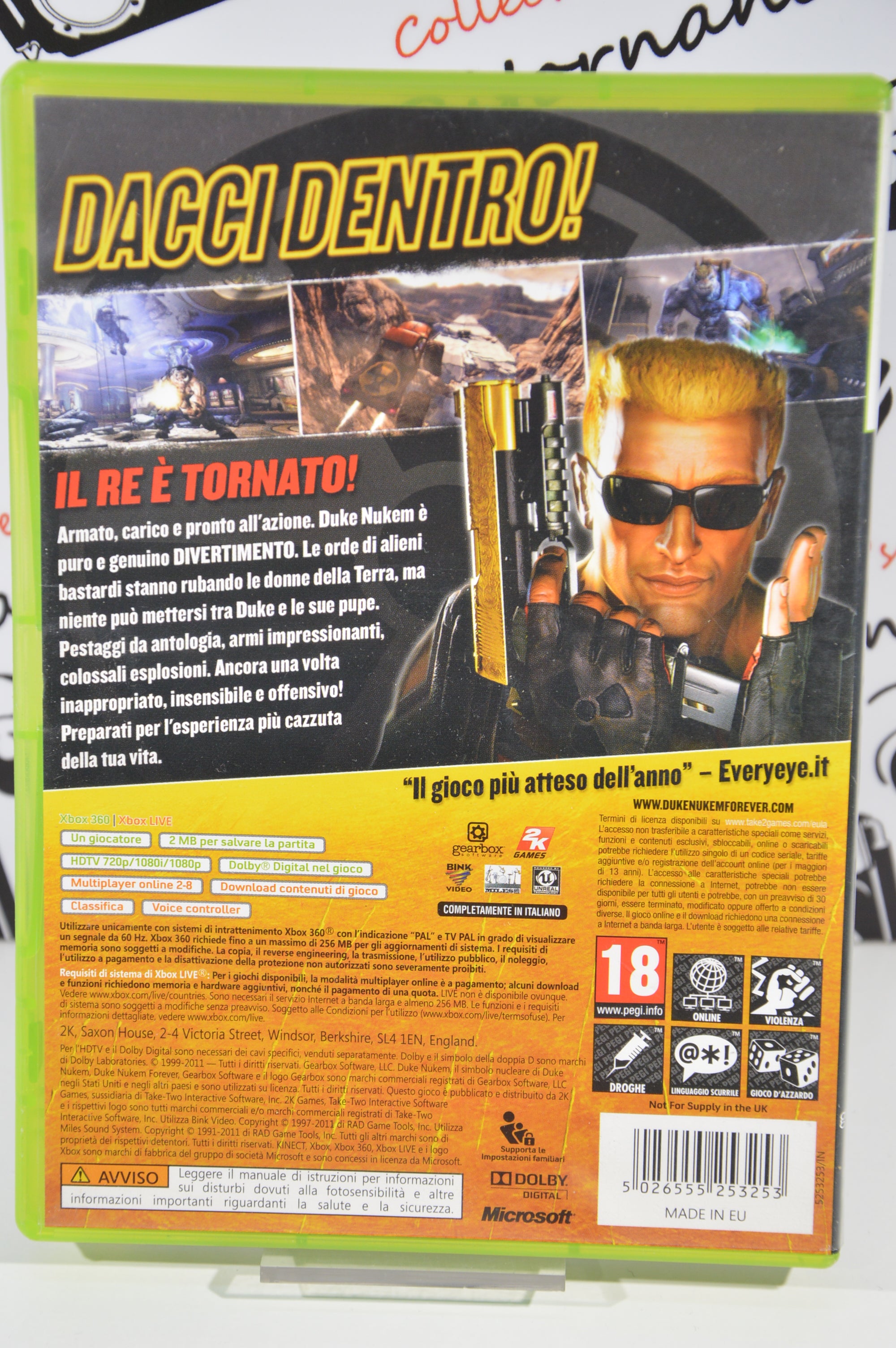 Duke Nukem forever Xbox 360 18+ Multilingua