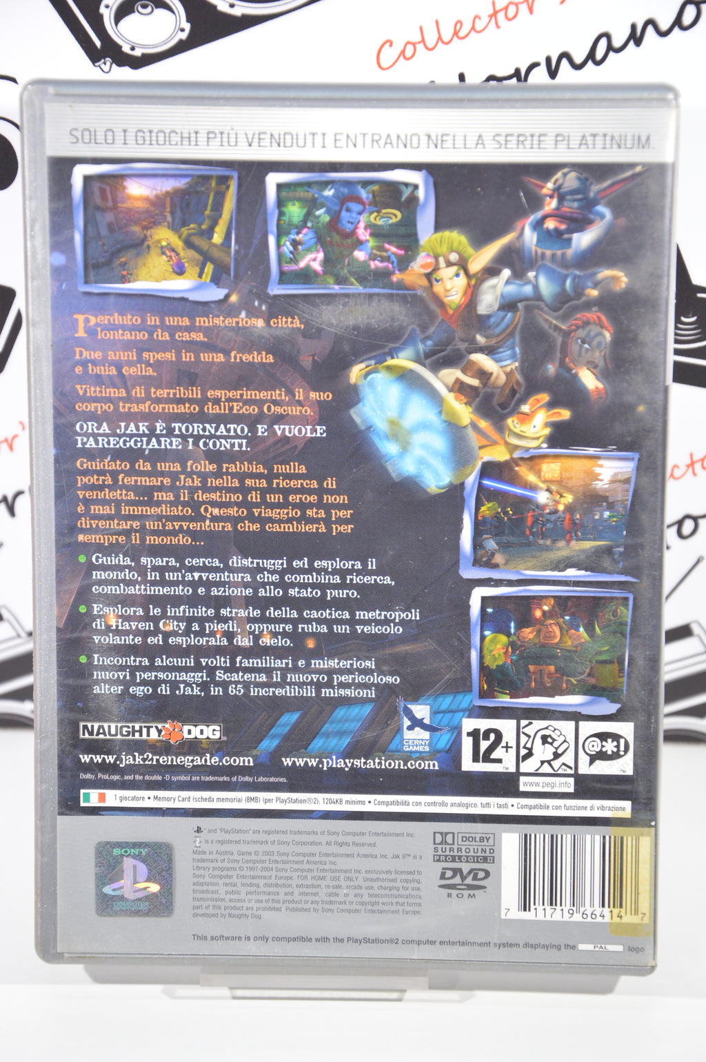 Jak II Renegade PlayStation 2 12+ ITA