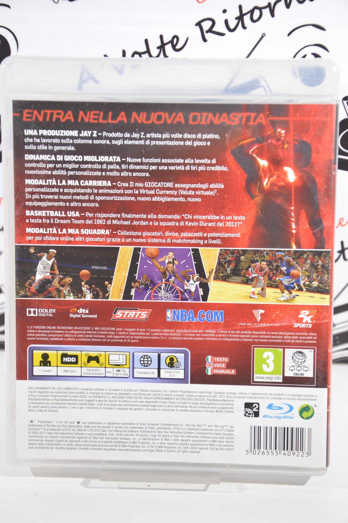 NBA 2K13 Playstation 3 3+ Multilingua