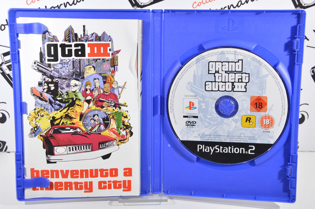 Grand Theft auto III PlayStation 2 18+ Multilingua + Mappa
