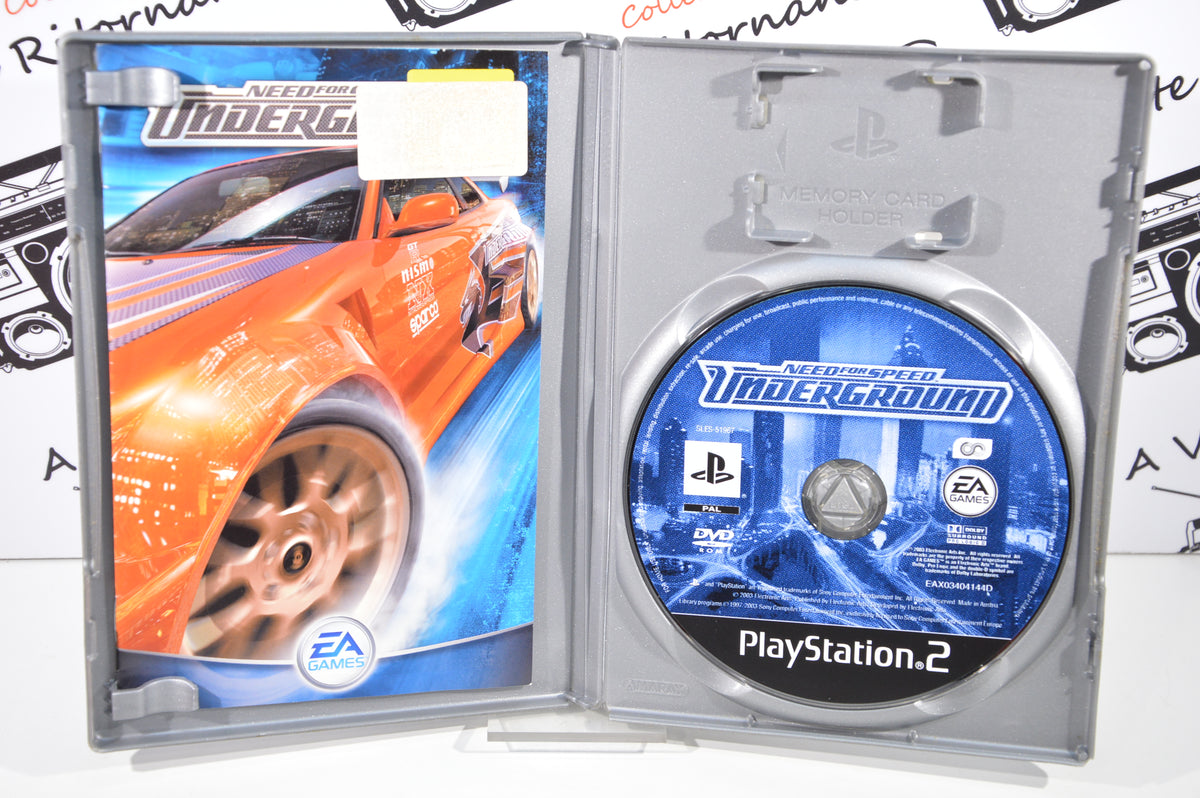Need for speed Underground PlayStation 2 3+ Multilingua
