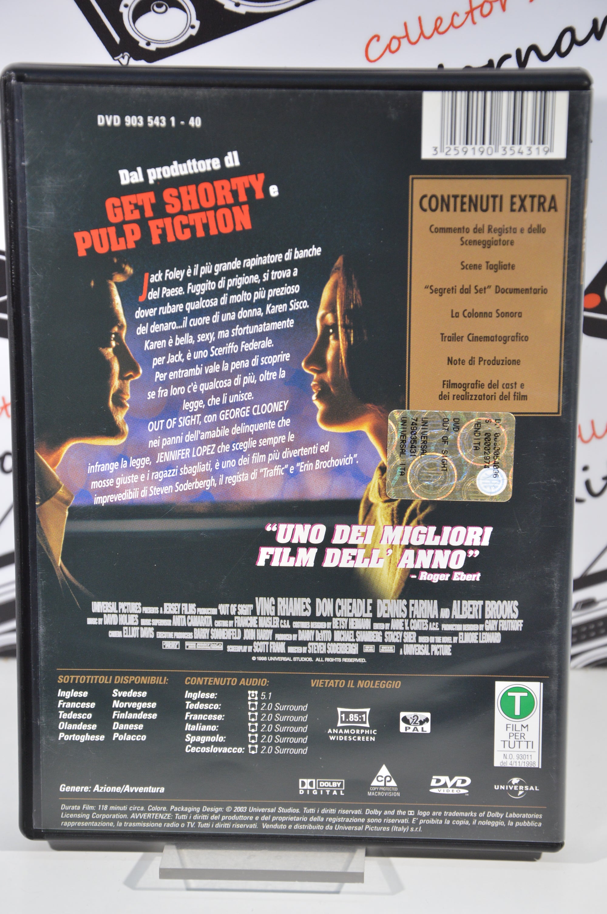 Out of sight Dvd