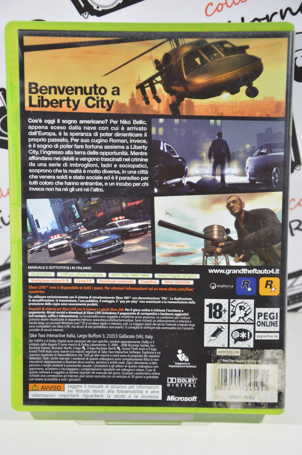 Grand Theft Auto IV Xbox 360 18+ Multilingua