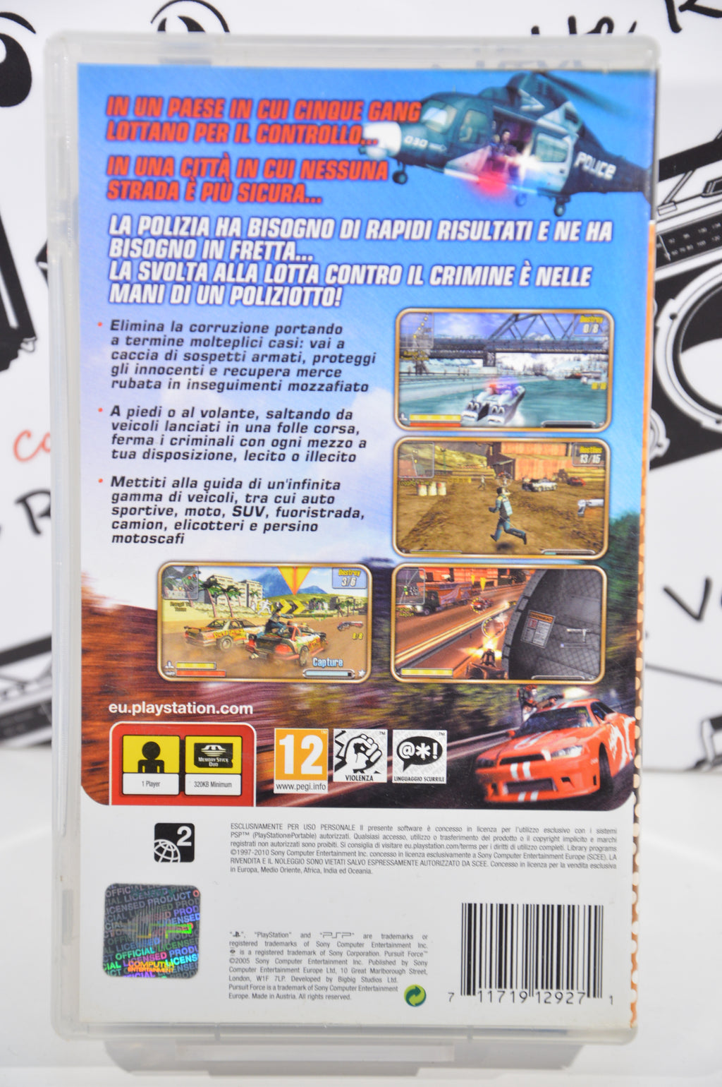 Pursuit force Sony Psp 12+ Ita